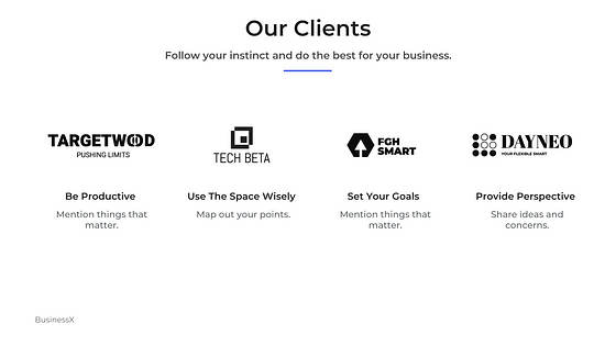 Corporate Presentation Variety Slides