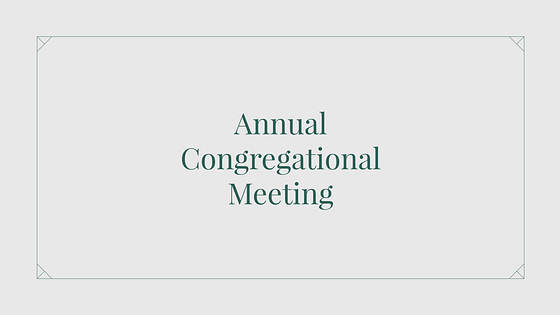 Church Meeting Presentation 