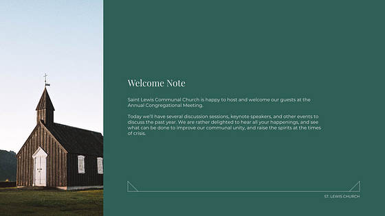 Church Meeting Presentation 