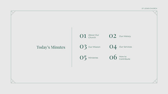 Church Meeting Presentation 