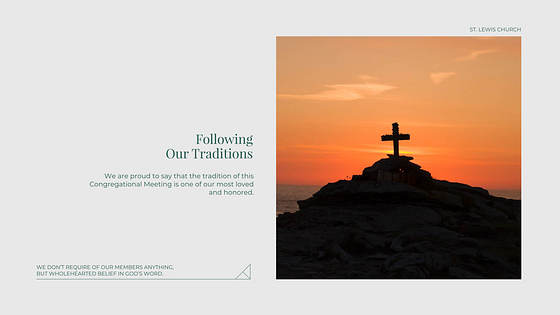 Church Meeting Presentation 