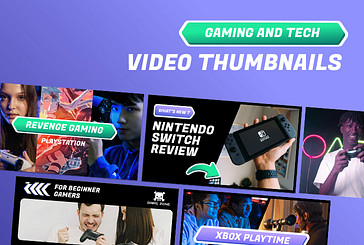 Gaming and Tech Video Thumbnails
