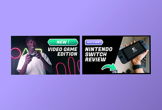 Gaming and Tech Video Thumbnails