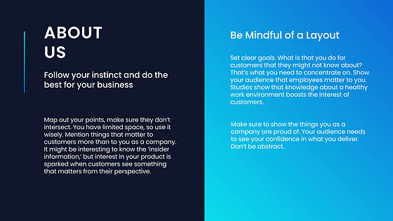 Business Presentation Variety Kit