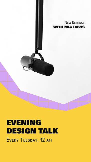 Creative Podcast Announcement Set