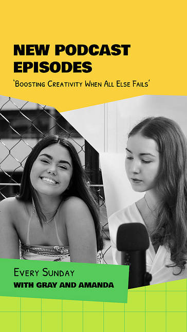 Creative Podcast Announcement Set