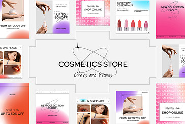 Cosmetics Store Sale Pack