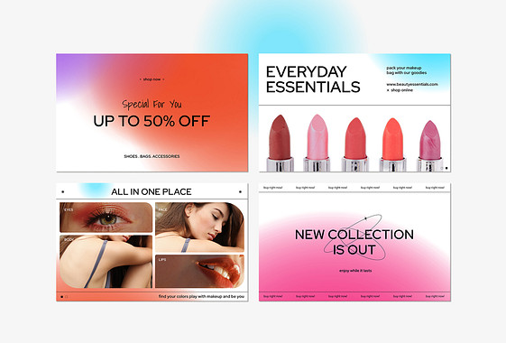 Cosmetics Store Sale Pack