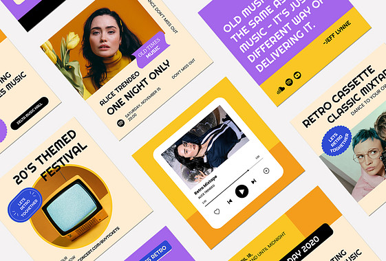 Retro Theme Music Promotion