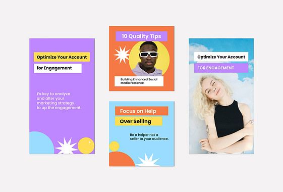 Marketing Tips and Tricks Set