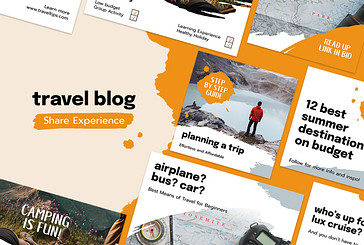 Travel Blog Promotion Visuals