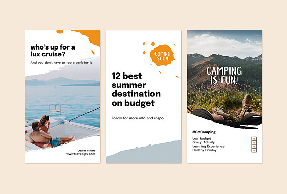 Travel Blog Promotion Visuals