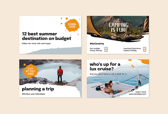 Travel Blog Promotion Visuals