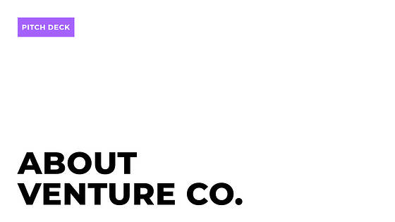 Pitch Deck Corporate Presentation