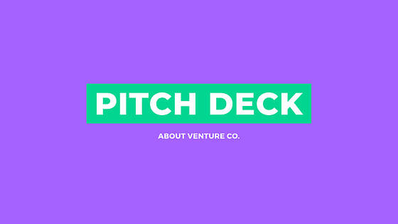 Pitch Deck Corporate Presentation