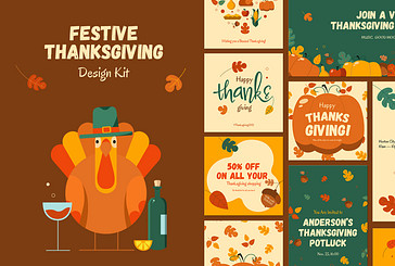 Festive Thanksgiving Design Kit