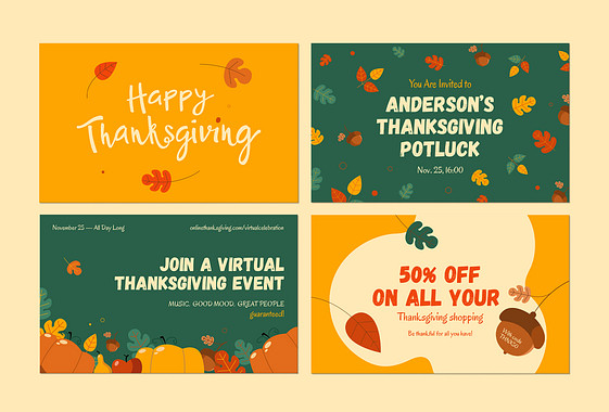 Festive Thanksgiving Design Kit