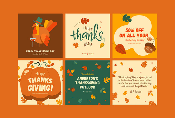 Festive Thanksgiving Design Kit