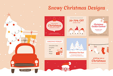 Snowy Christmas Designs