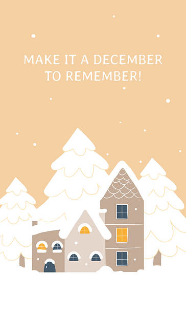 雪に覆われたクリスマスデザインキット