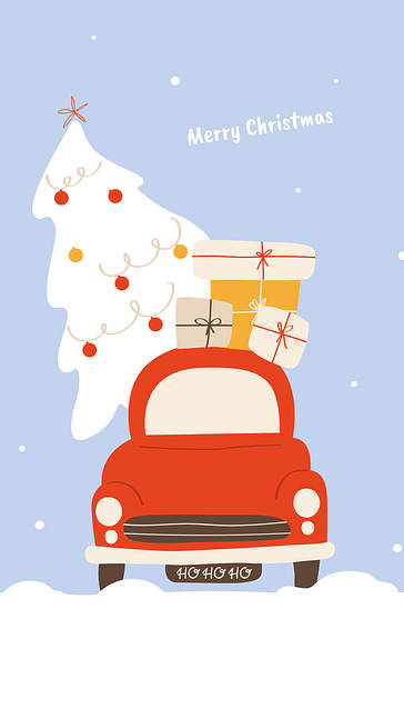 雪に覆われたクリスマスデザインキット