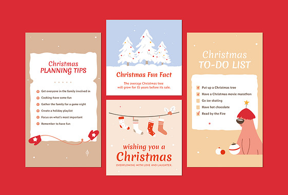 雪に覆われたクリスマスデザインキット