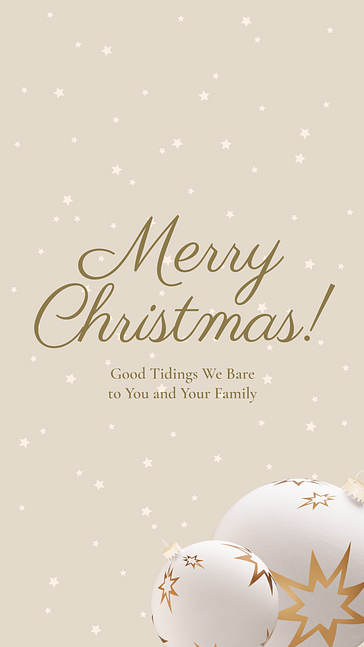 Realistic Golden Christmas Visuals