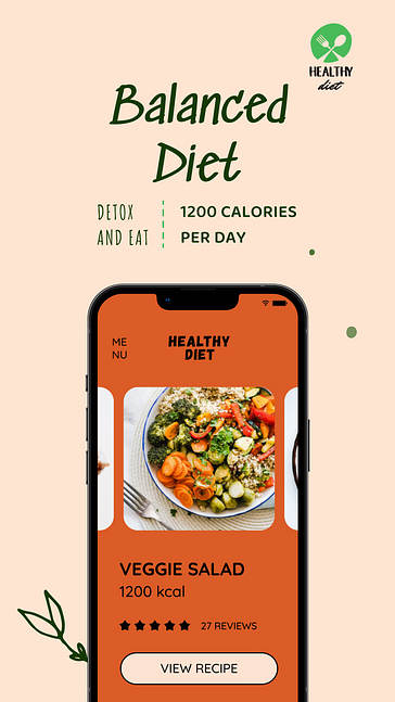 Healthy Meal Prep Visuals Set