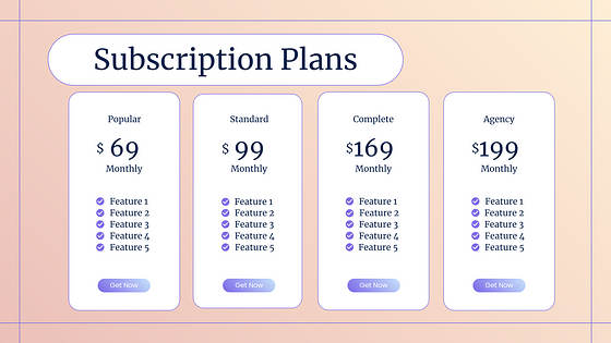 Marketing Variety Slides