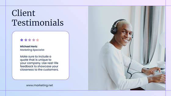 Marketing Variety Slides