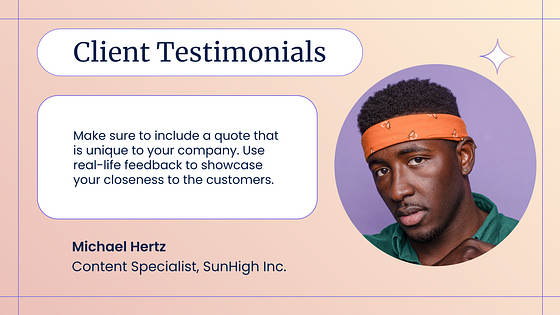 Marketing Variety Slides