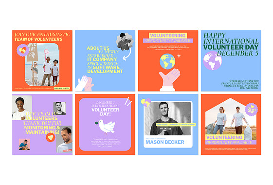 مجموعة وسائل التواصل الاجتماعي للتطوع