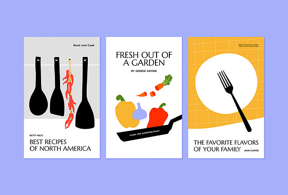 Set de Portadas de Recetarios