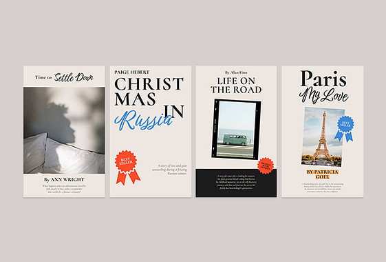 Pack de couvertures de livres de voyage inspirants