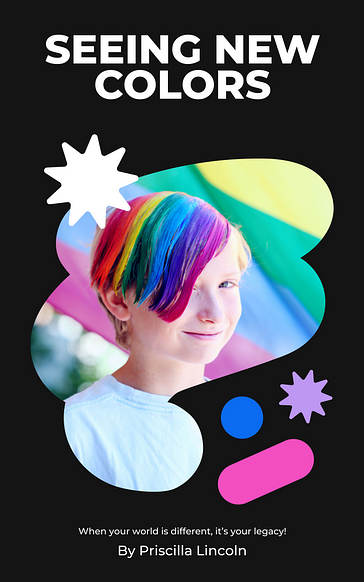 Дизайн для обложки книги: Цветная абстракция