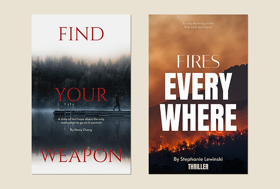 Enigmatic Thriller Book Covers