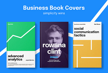 Minimalistic Business Book Covers