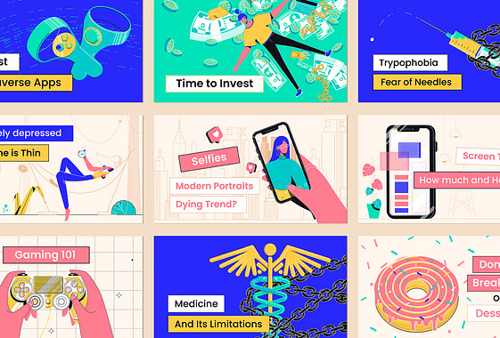 Набор дизайнов для превью