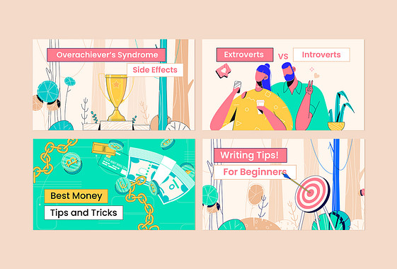 Набор дизайнов для превью