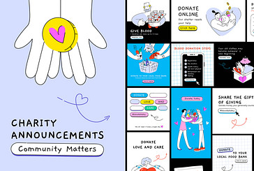 Charity Announcements Pack