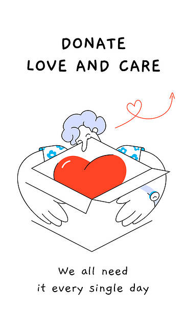 Paquete para anuncios de caridad