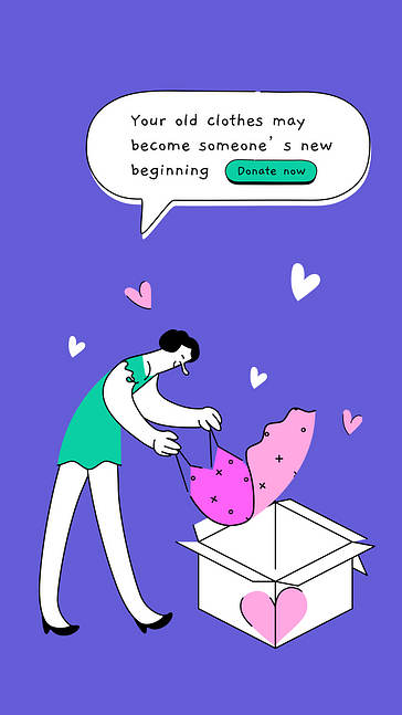 Paquete para anuncios de caridad