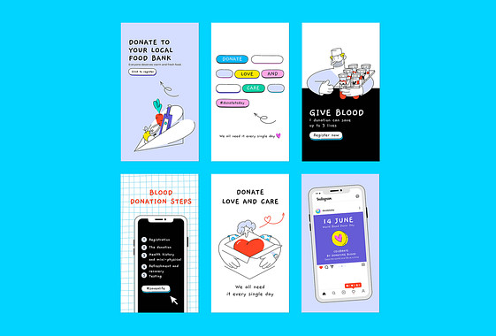 Paquete para anuncios de caridad