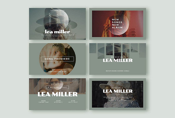 Music Release Promo Designs