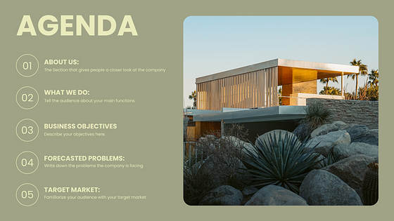 Real Estate Presentation Slides