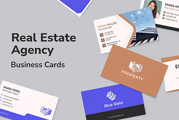 Real Estate Agency Business Cards
