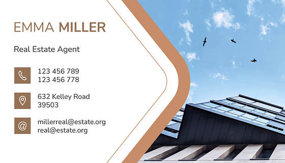 Real Estate Agency Business Cards