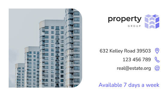 Real Estate Agency Business Cards