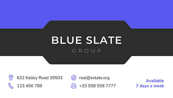 Real Estate Agency Business Cards