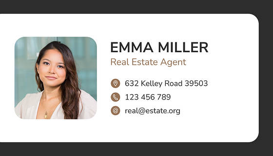 Real Estate Agency Business Cards